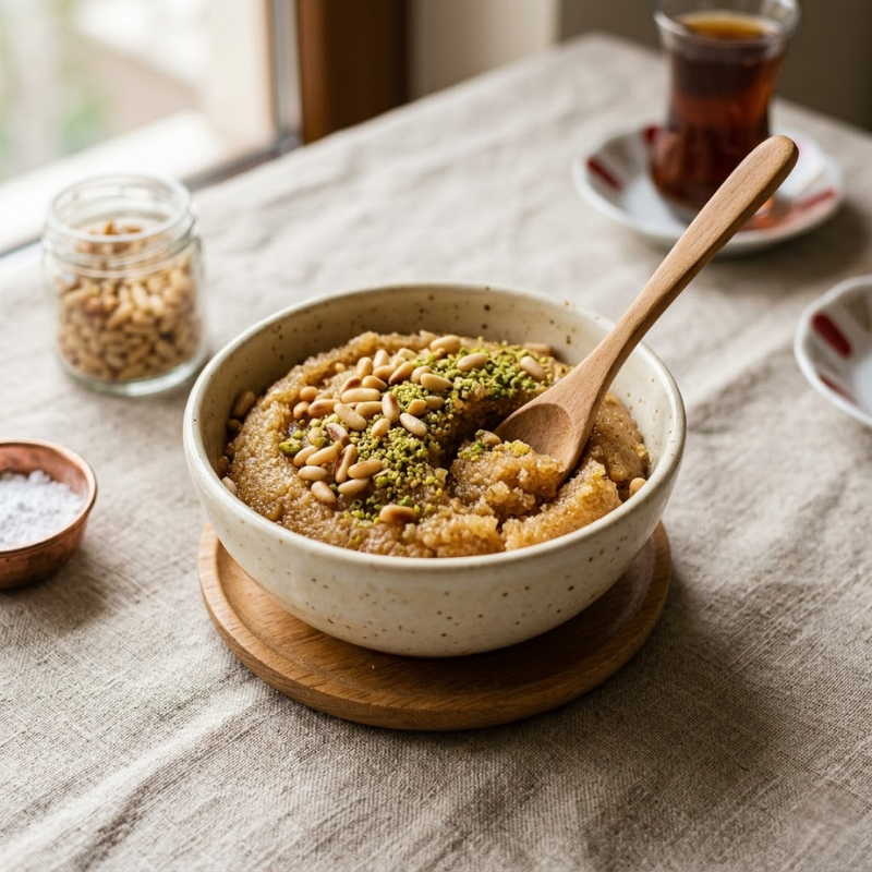 Sade İrmik Helvası