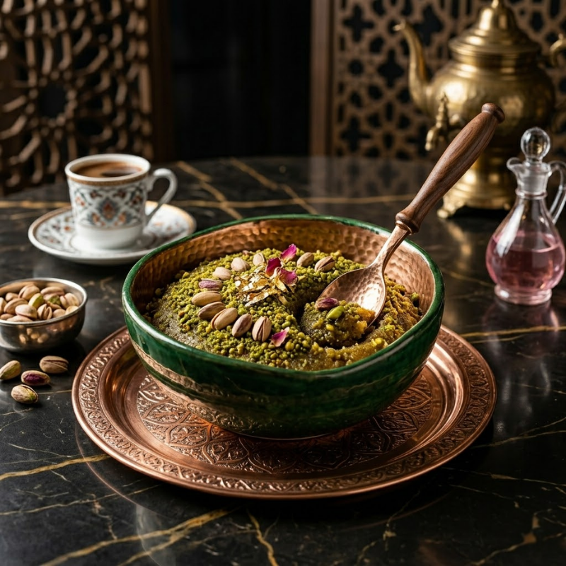 Bol Antep Fıstıklı İrmik Helvası